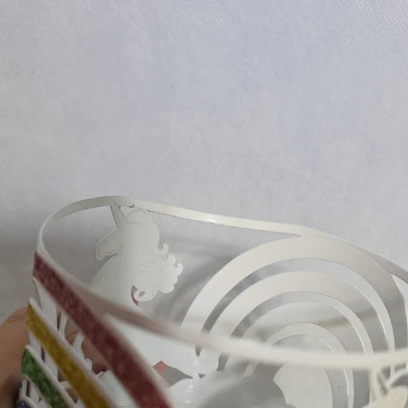 Bath & Body Works Glitter Rainbow Unicorn Candle Holder - Picture 7 of 10